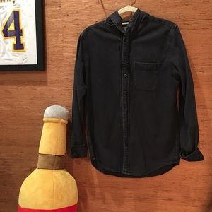 AMERICAN EAGLE BUTTON DOWN HOODIE